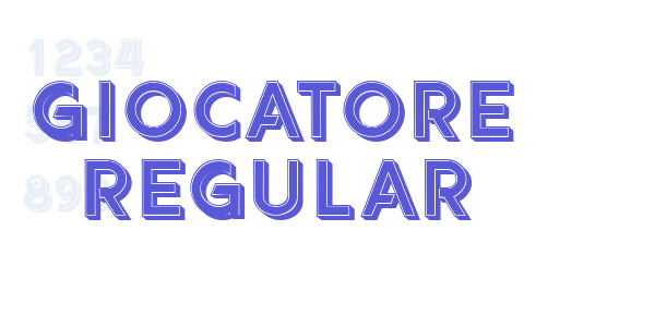 Giocatore Regular font free