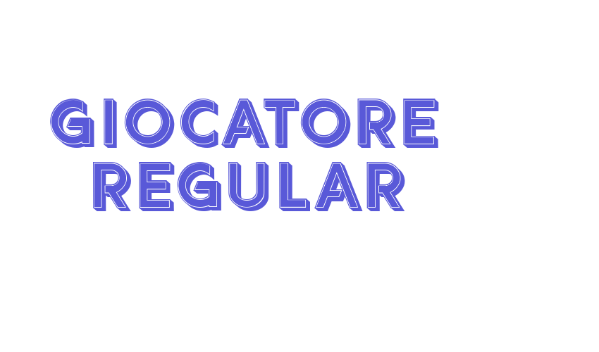 Giocatore Regular Font