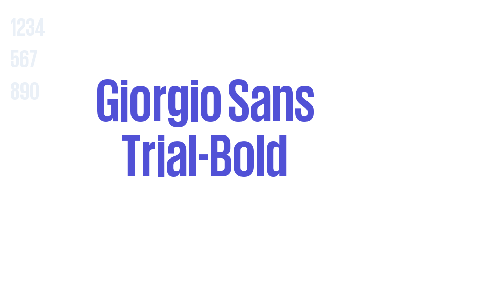 Giorgio Sans Trial-Bold-font-download