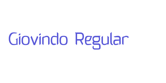 Giovindo Regular Font Download