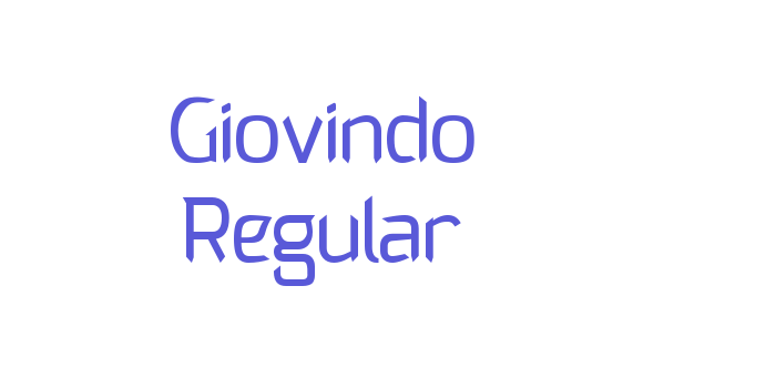 Giovindo Regular Font