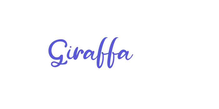 Giraffa Font Download