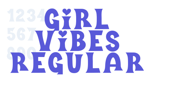 Girl Vibes Regular font