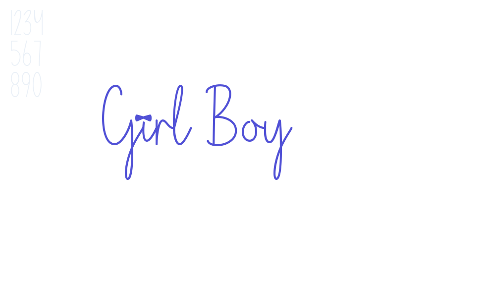 Girl Boy-font-download