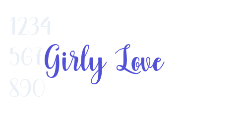 Girly Love-font-download