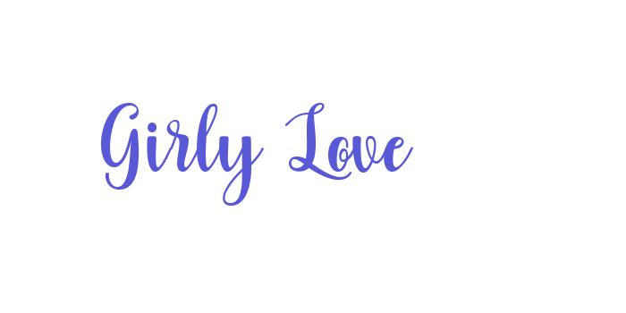 Girly Love Font