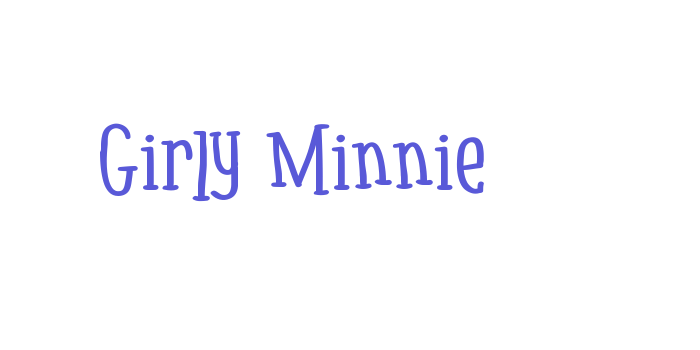 Girly Minnie Font Download