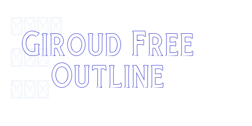 Giroud Free Outline-font-download