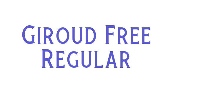 Giroud Free Regular Font Download