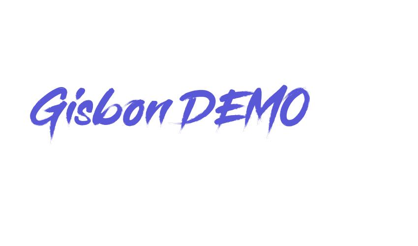 Gisbon DEMO Font