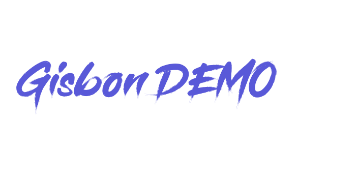 Gisbon DEMO Font Download