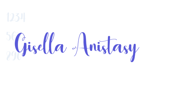 Gisella Anistasy font free