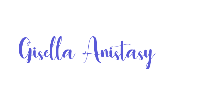 Gisella Anistasy Font Download