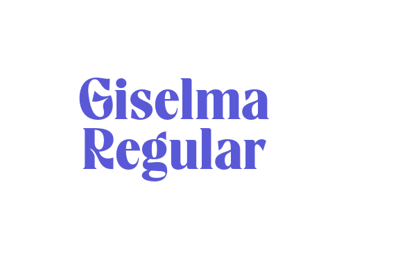 Giselma Regular Font