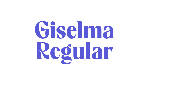 Download Giselma Regular Font