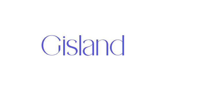 Gisland Font