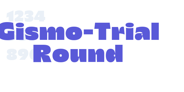 Gismo-Trial Round font free