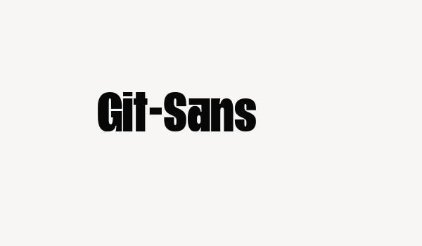 Git-Sans Font