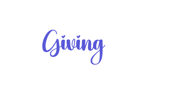 Giving Font