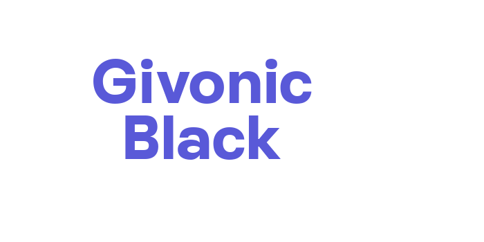 Givonic Black Font Download