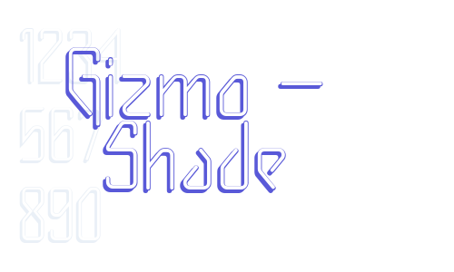 Gizmo – Shade Font