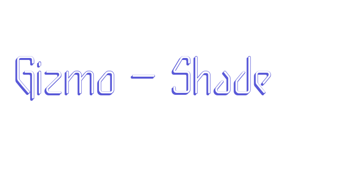 Gizmo – Shade Font Download