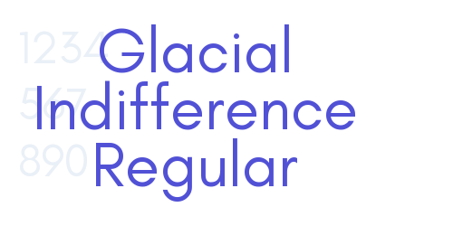 Glacial Indifference Regular-font-download