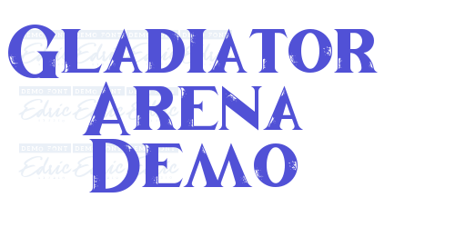 Gladiator Arena Demo-font-download