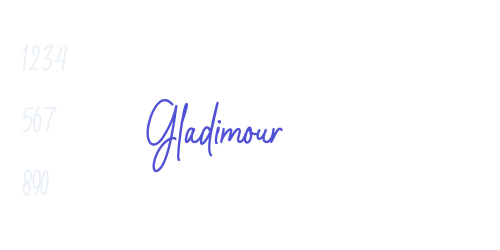 Gladimour-font-download