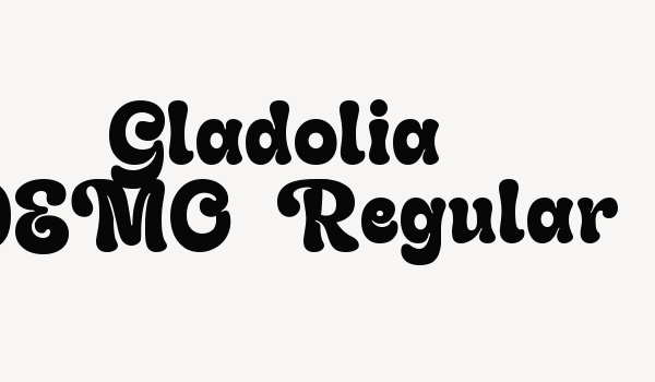 Gladolia DEMO-Regular Font