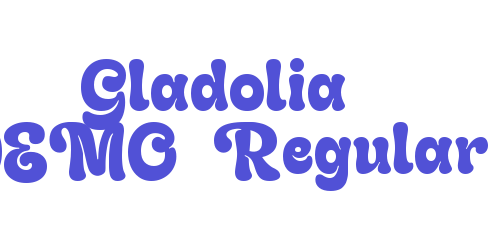 Gladolia DEMO-Regular-font-download