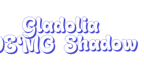 Gladolia DEMO-Shadow-font-download