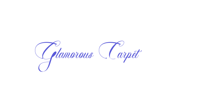 Glamorous Carpet Font Download