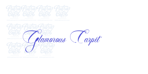 Glamorous Carpet-font-download