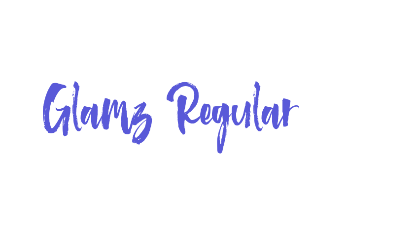 Glamz Regular Font