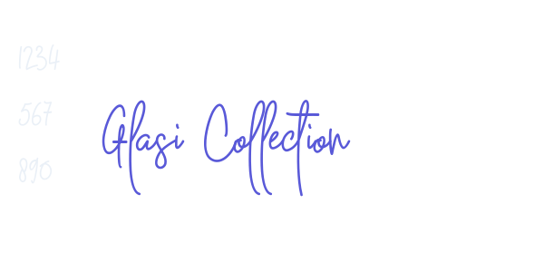 Glasi Collection font free