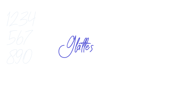 Glattes font free