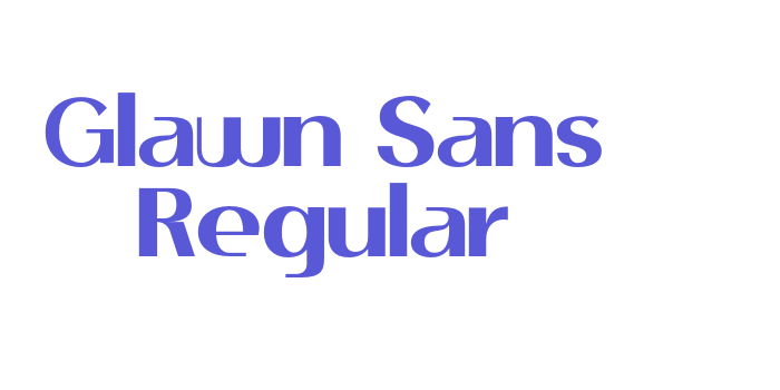 Glawn Sans Regular Font Download