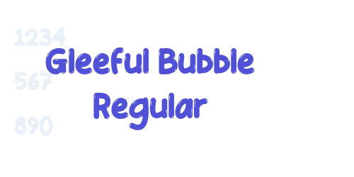 Gleeful Bubble Regular-font-download