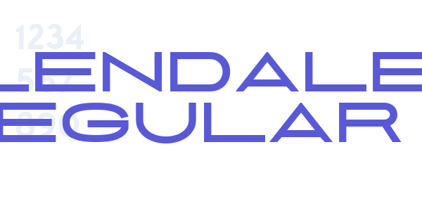 Glendale Regular font free