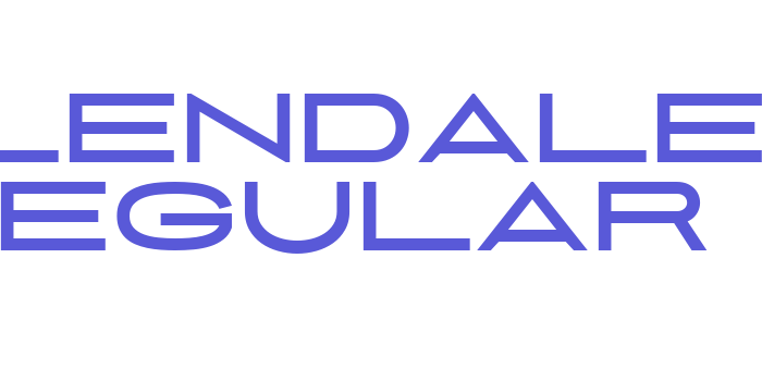 Glendale Regular Font Download