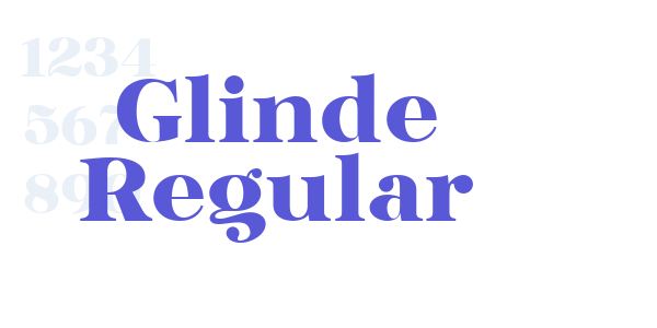 Glinde Regular font free