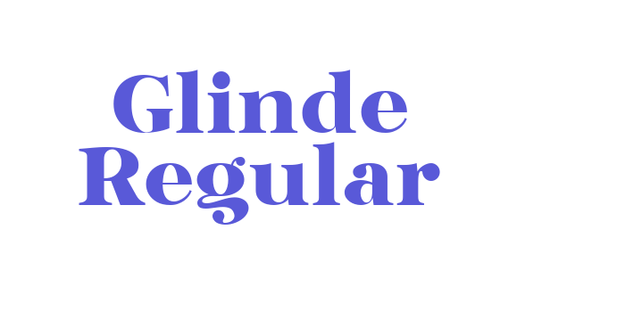 Glinde Regular Font Download