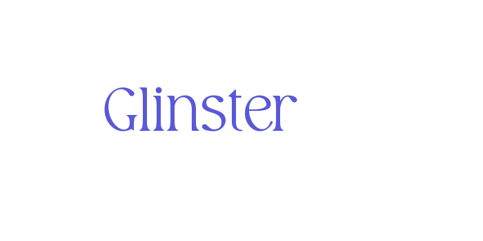 Glinster Font Download