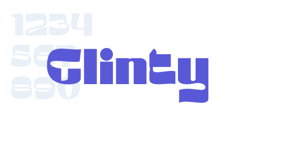 Glinty font free