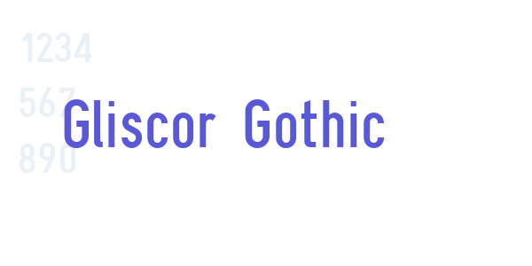 Gliscor Gothic font free