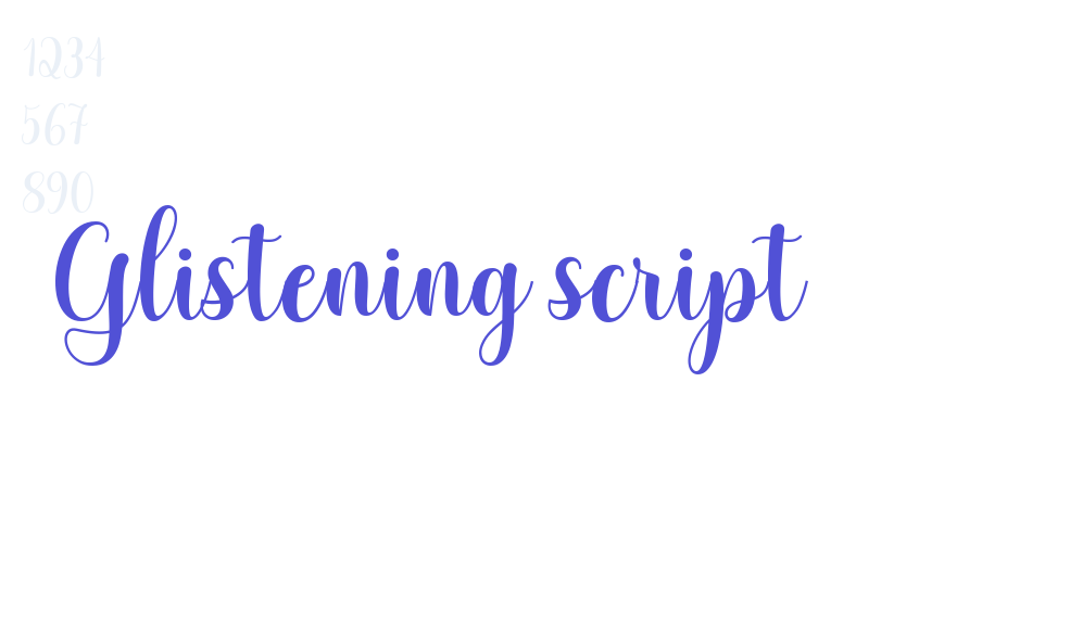 Glistening script-font-download