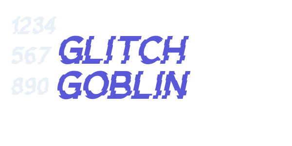 Glitch Goblin font free