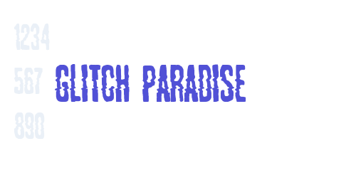 Glitch Paradise-font-download