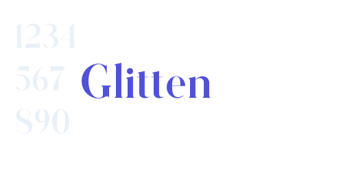 Glitten-font-download